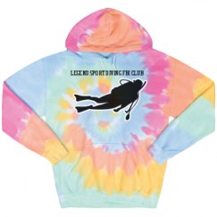 Unisex Tie-Dye Fleece Hoodie