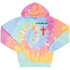 Unisex Tie-Dye Fleece Hoodie
