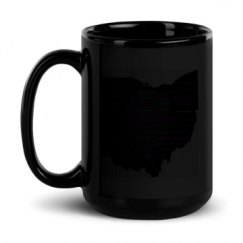 15oz Black Glossy Mug