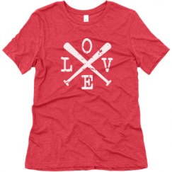 Ladies Relaxed Fit Super Soft Triblend Tee