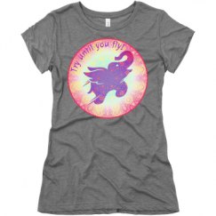 Ladies Slim Fit Super Soft Triblend Tee