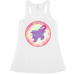 Ladies Flowy Racerback Tank