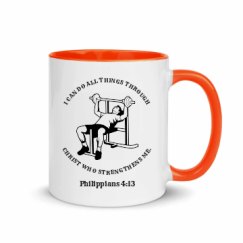 11oz Ceramic Mug with Color Inside