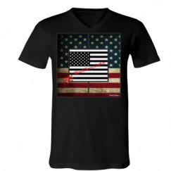 Unisex V-Neck Jersey Tee