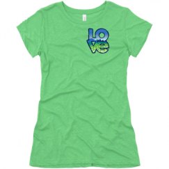 Ladies Slim Fit Super Soft Triblend Tee