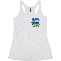 Ladies Slim Fit Super Soft Racerback Triblend Tank