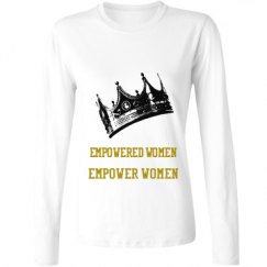 Ladies Relaxed Fit Basic Long Sleeve Tee