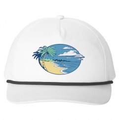 Snapback Five-Panel Rope Hat