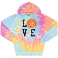 Unisex Tie-Dye Fleece Hoodie