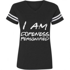 Ladies Relaxed Fit Vintage Sports Tee