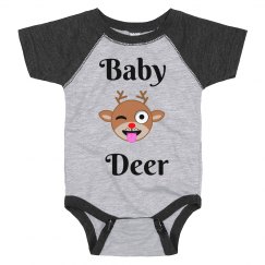 Baby Deer Custom Christmas Pajamas Shirt