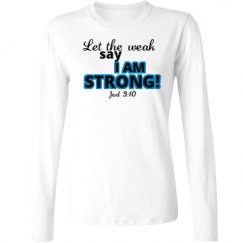 Ladies Relaxed Fit Basic Long Sleeve Tee