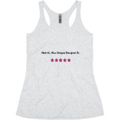 Ladies Slim Fit Super Soft Racerback Triblend Tank