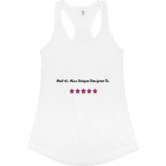 Ladies Slim Fit Racerback Tank Top
