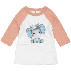 Toddler 3/4 Sleeve Raglan Tee