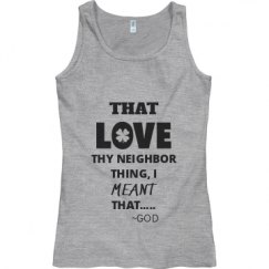 Ladies Semi-Fitted Basic Promo Tank