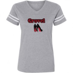 Ladies Relaxed Fit Vintage Sports Tee