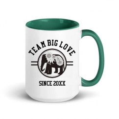 15oz Ceramic Mug with Color Inside