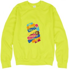 Unisex Neon Crewneck Sweatshirt