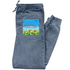 Pigment-Dyed Fleece Pants