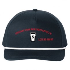 Snapback Five-Panel Rope Hat