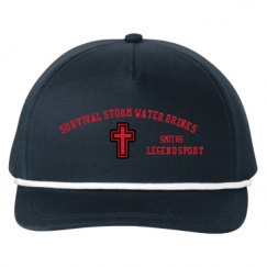 Snapback Five-Panel Rope Hat