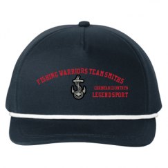 Snapback Five-Panel Rope Hat