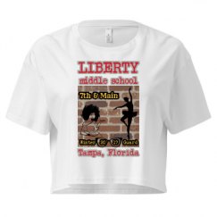 Ladies Festival Cali Crop Top Tee