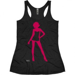Ladies Slim Fit Super Soft Racerback Triblend Tank
