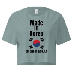 Ladies Festival Cali Crop Top Tee