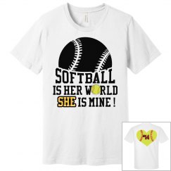 Softball is her world