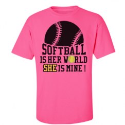 Unisex Ultra Cotton Safety Neon Crewneck Tee