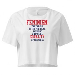 Ladies Festival Cali Crop Top Tee