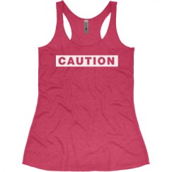 Ladies Slim Fit Super Soft Racerback Triblend Tank