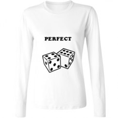 Ladies Relaxed Fit Basic Long Sleeve Tee