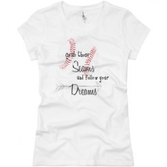 Ladies Slim Fit Basic Promo Jersey Tee