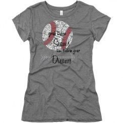 Ladies Slim Fit Super Soft Triblend Tee