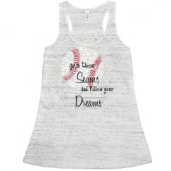 Ladies Flowy Racerback Tank