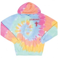 Unisex Tie-Dye Fleece Hoodie