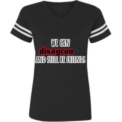 Ladies Relaxed Fit Vintage Sports Tee