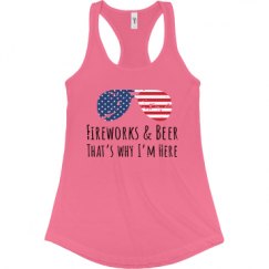 Ladies Slim Fit Racerback Tank Top