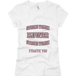 Ladies Slim Fit Basic Promo Jersey Tee