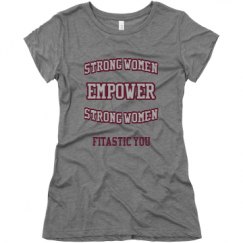 Ladies Slim Fit Super Soft Triblend Tee