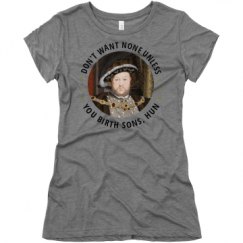 Ladies Slim Fit Super Soft Triblend Tee