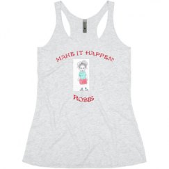 Ladies Slim Fit Super Soft Racerback Triblend Tank