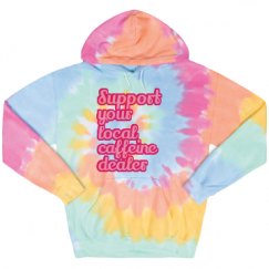 Unisex Tie-Dye Fleece Hoodie