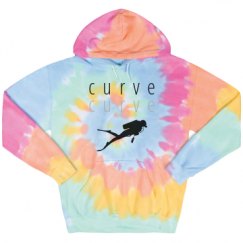 Unisex Tie-Dye Fleece Hoodie