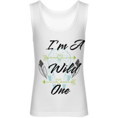 I'm A Wild One Tank Youth Boys