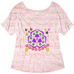 Ladies Flowy Slouchy Tee