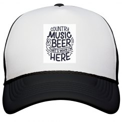 Country music & beer Hat 